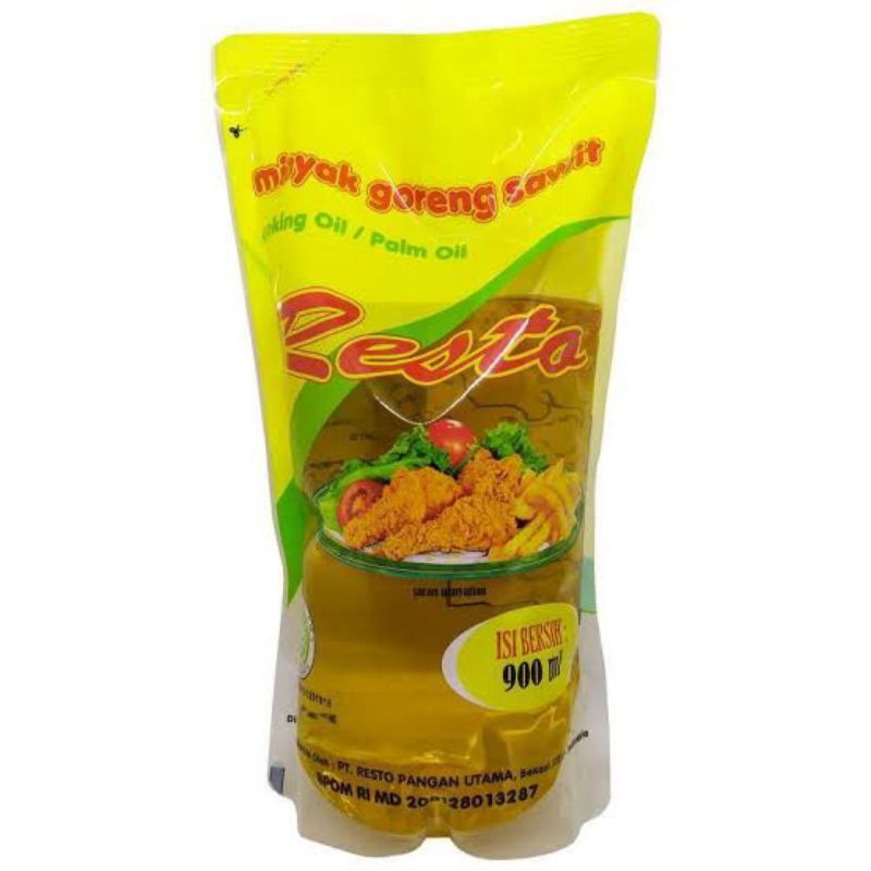 

minyak goreng sawit merek resto 450-900 ml