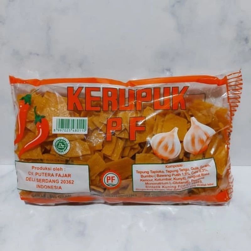 

Kerupuk PF bawang Asli Medan