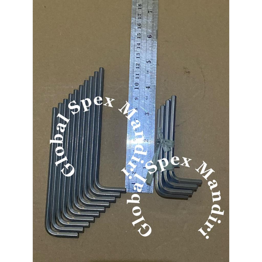 KS TOOLS KUNCI L 4.5 MM, HEXAGON KEY WRENCH SHORT, PENDEK 20245 MADE IN GERMANY