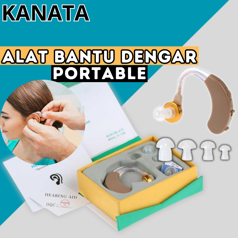 KANATA -Powertone Alat Bantu Dengar Telinga Original Hearing Aid Alat Bantu Pendengaran Telinga Orang tua Kecil Original