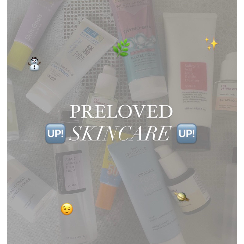 PRELOVED skincare COSRX (exp: 2025-2027)