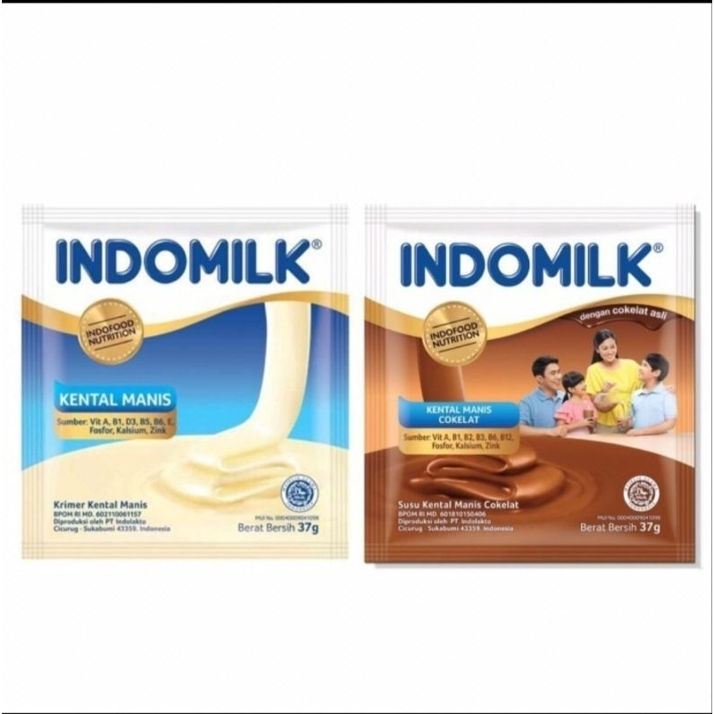 

Indomilk Saset 37 g coklat Putih renteng isi 6 PCS