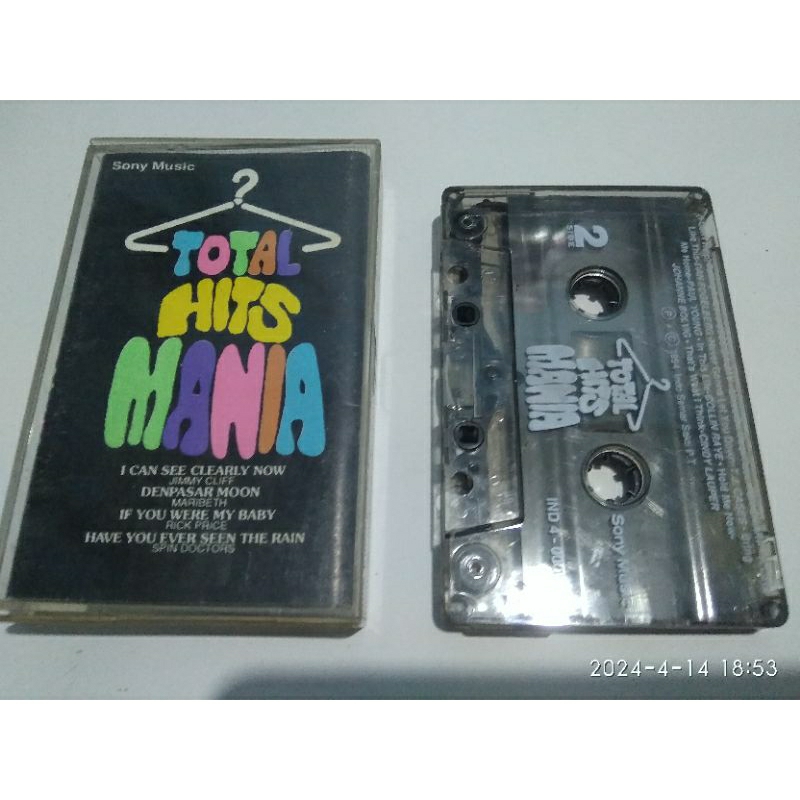 KASET KOMPILASI POP BARAT - TOTAL HITS MANIA