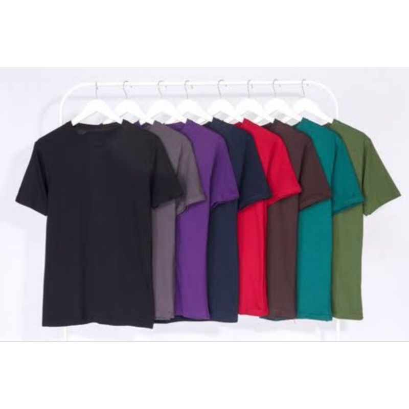 KAOS POLOS PE 24S PERIA /WANITA ANAK ANAK DAN DEWASA