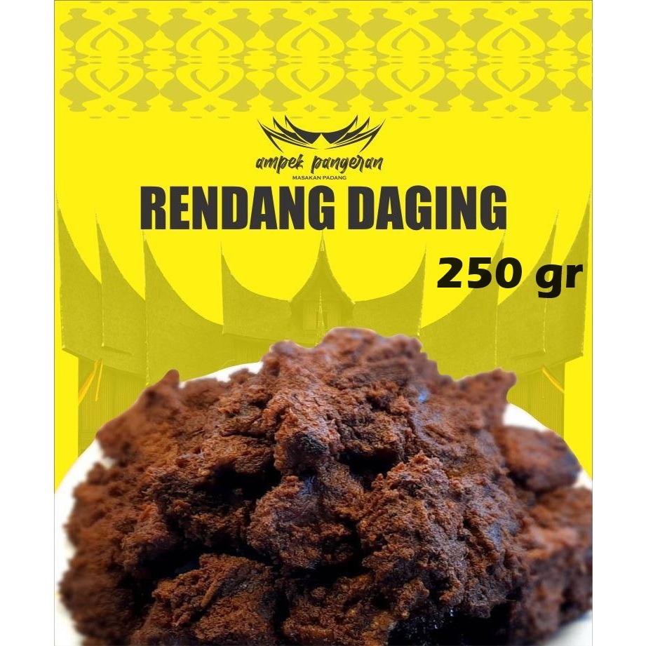 

Rendang Padang Asli (250gr) - Daging Sapi