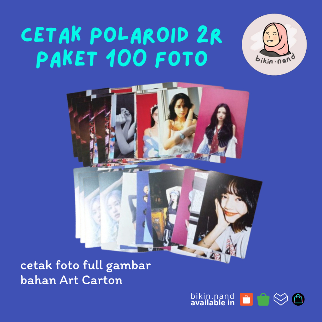 

CETAK FOTO 2R FULL ISI 100 FOTO (PROSES KILAT) (READY COD)