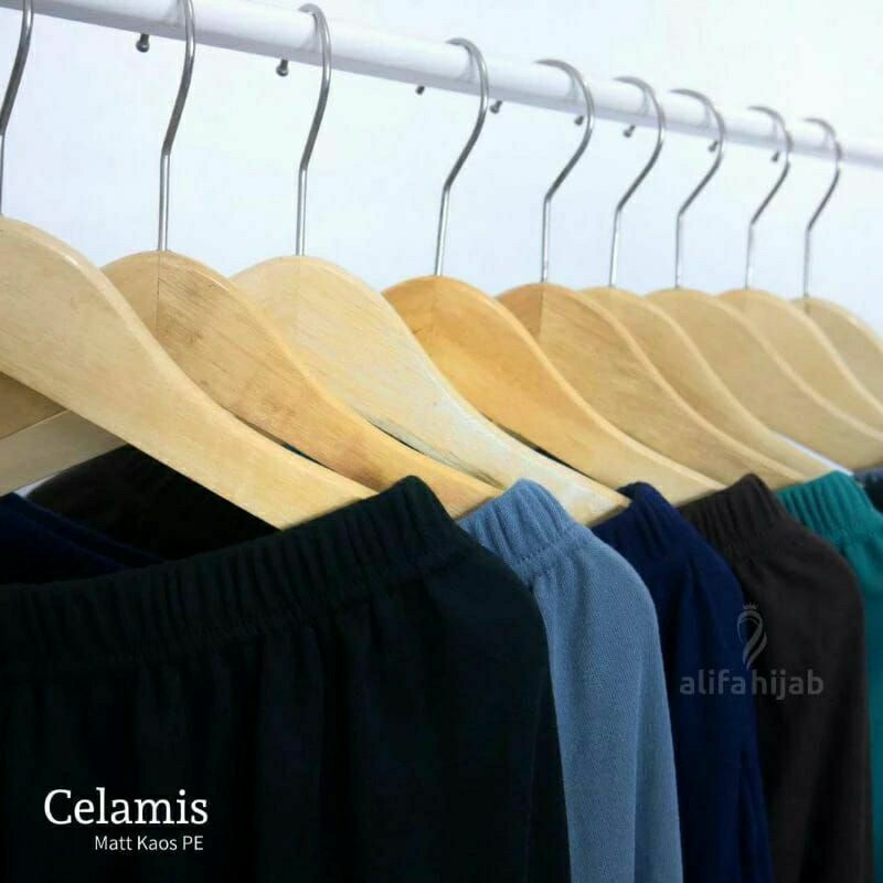 Celamis polos(Celana gamis bahan kaos )