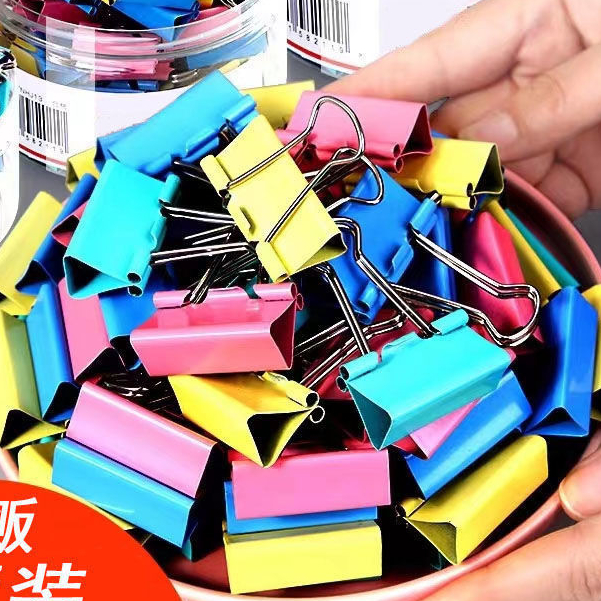 

Mix And Match Klip Ekor Panjang Warna-warni Klip Besar Campuran Pemegang Buku Klip Kertas Tes
