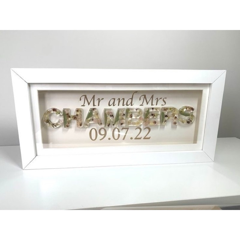 Frame resin classic putih | Bingkai Resin | Huruf Resin | oval ukir lancip besar bahan mahar scrapbo