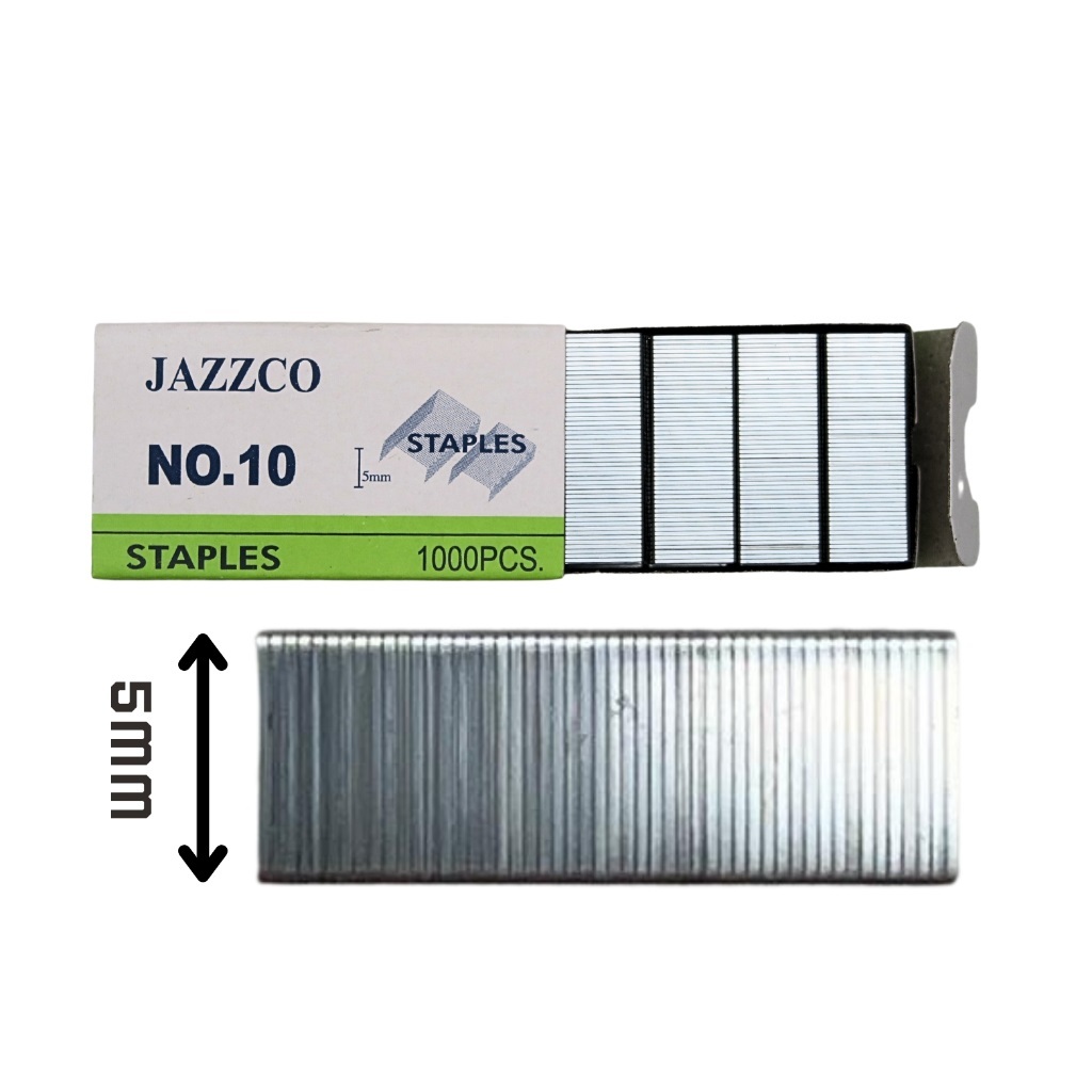 

Refill Staples no.10 isi 1000pcs Necis Stapler Hekter Jepretan no 10 GS-10 Jazzco Pack Stepler 1000 pcs Nakami X