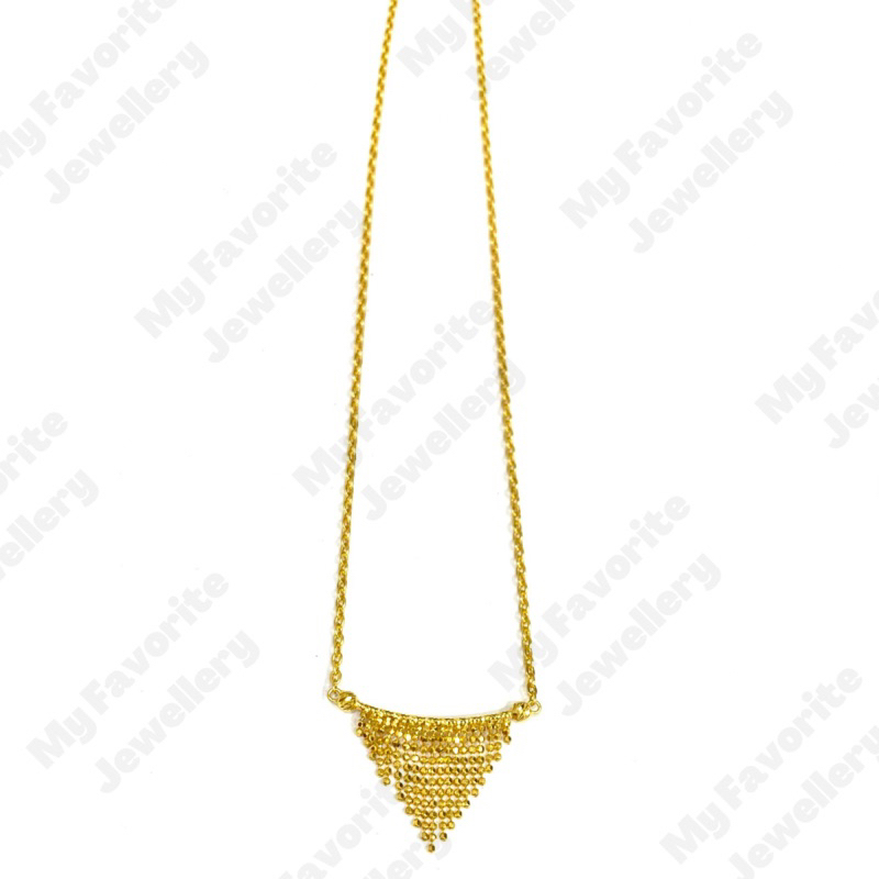 Kalung Fancy Rumbai Terbaru Emas Asli Kadar 700