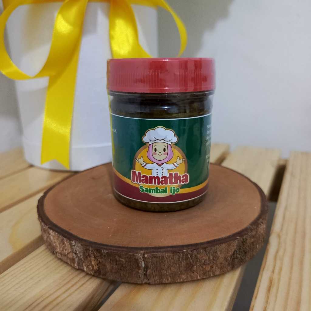 

Mamatha || Sambal Ijo || Sambal Hijau || Kemasan hemat 100 gram || Pedas Gurih dan Lezat