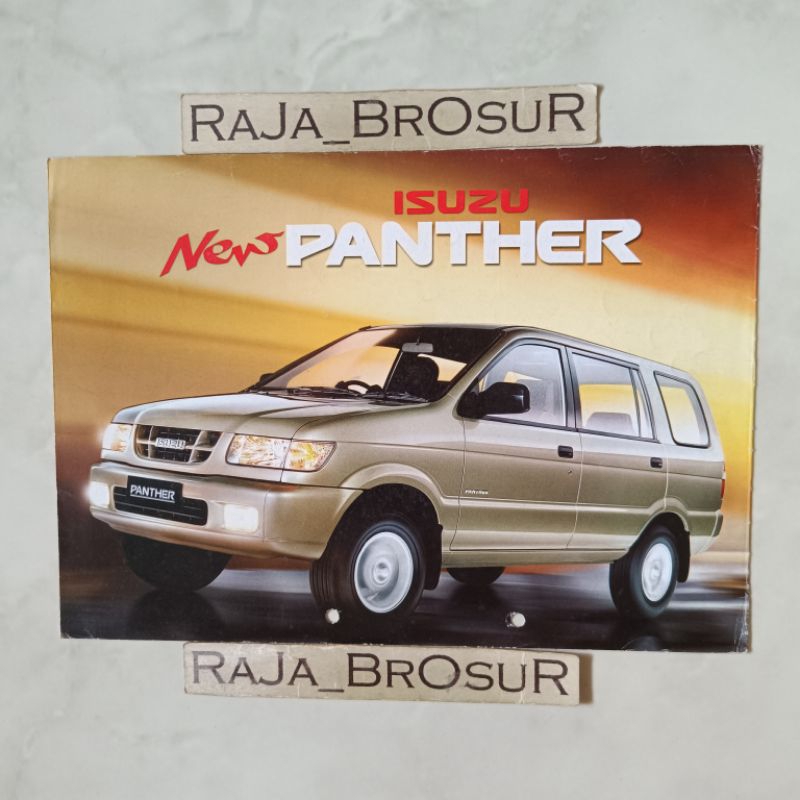 Poster brosur katalog leaflet jadul lawas Isuzu Panther Hi Grade LS 2000