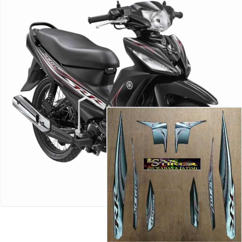 Striping Original Yamaha Vega RR Hitam tahun 2014 2015