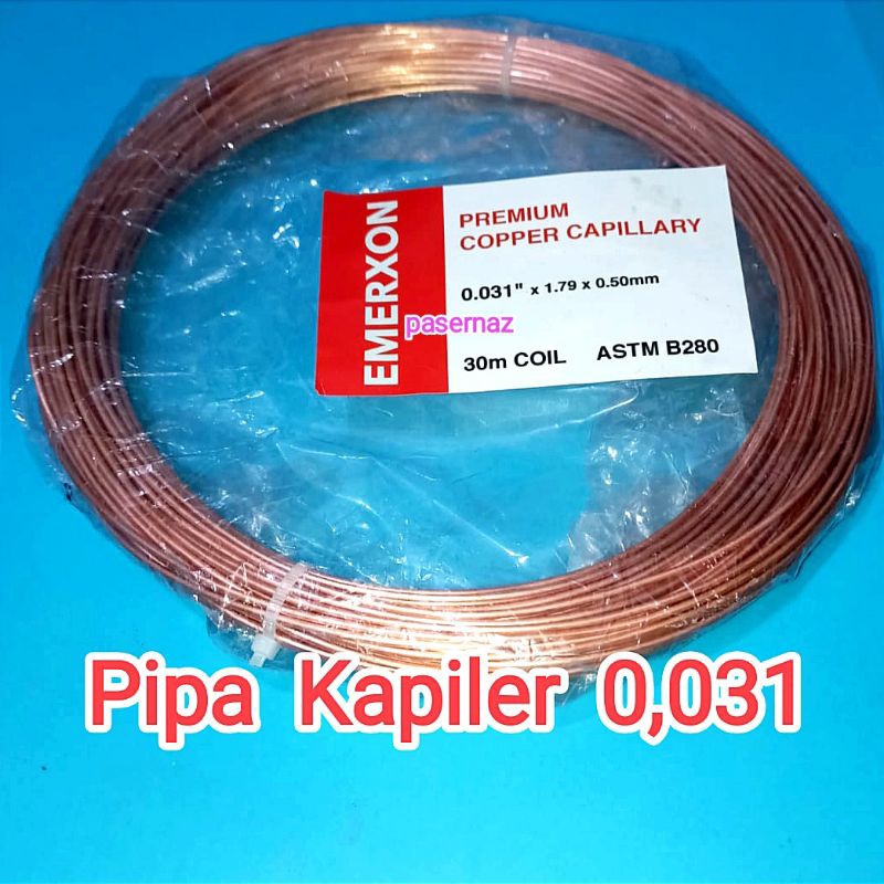 Per Roll | Pipa Kapiler 0,031 | Kapiler Kulkas | Eceran | Kapiler Kulkas | Kapiler 0,031 | Pipa Temb