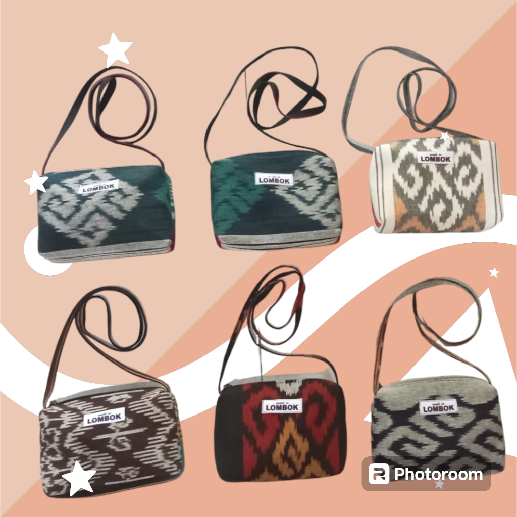 Tas Selempang Tenun Lombok Asli