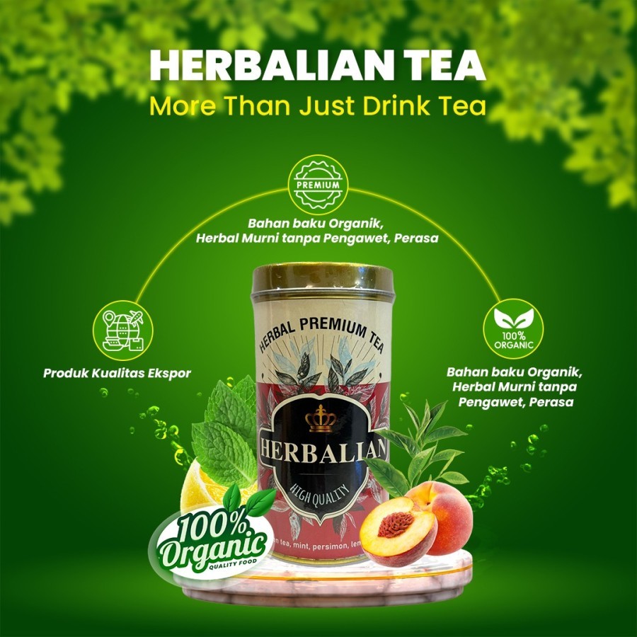 

HERBALIAN Teh Herbal untuk menjaga kesehatan
