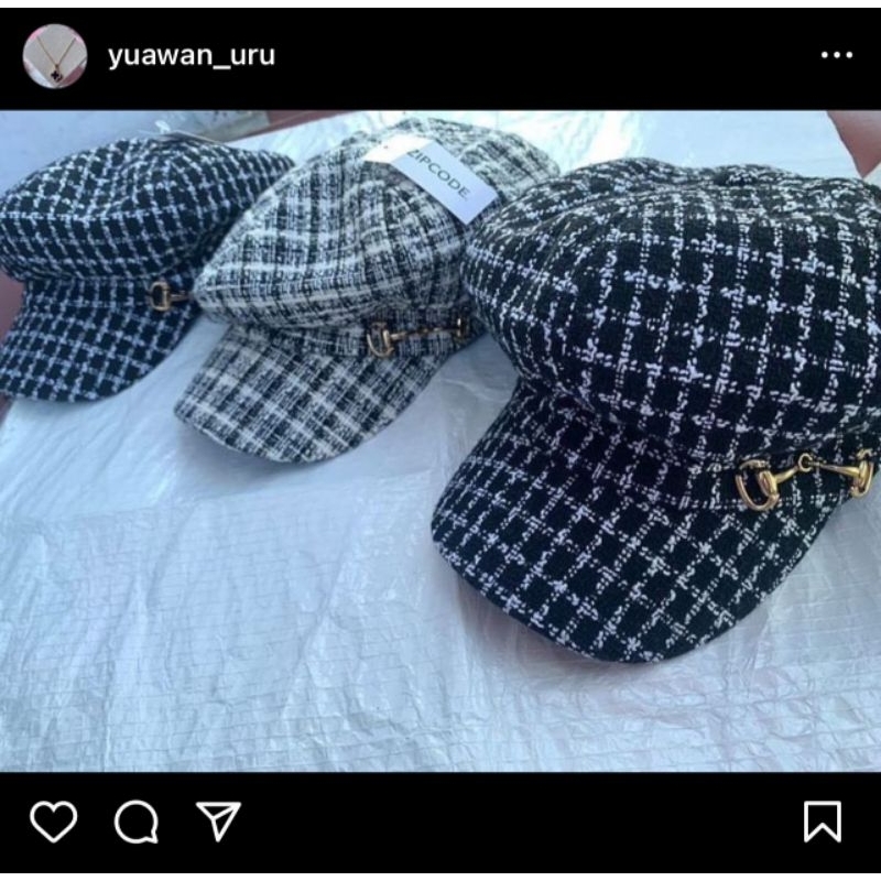 topi fashion hijab tebal import