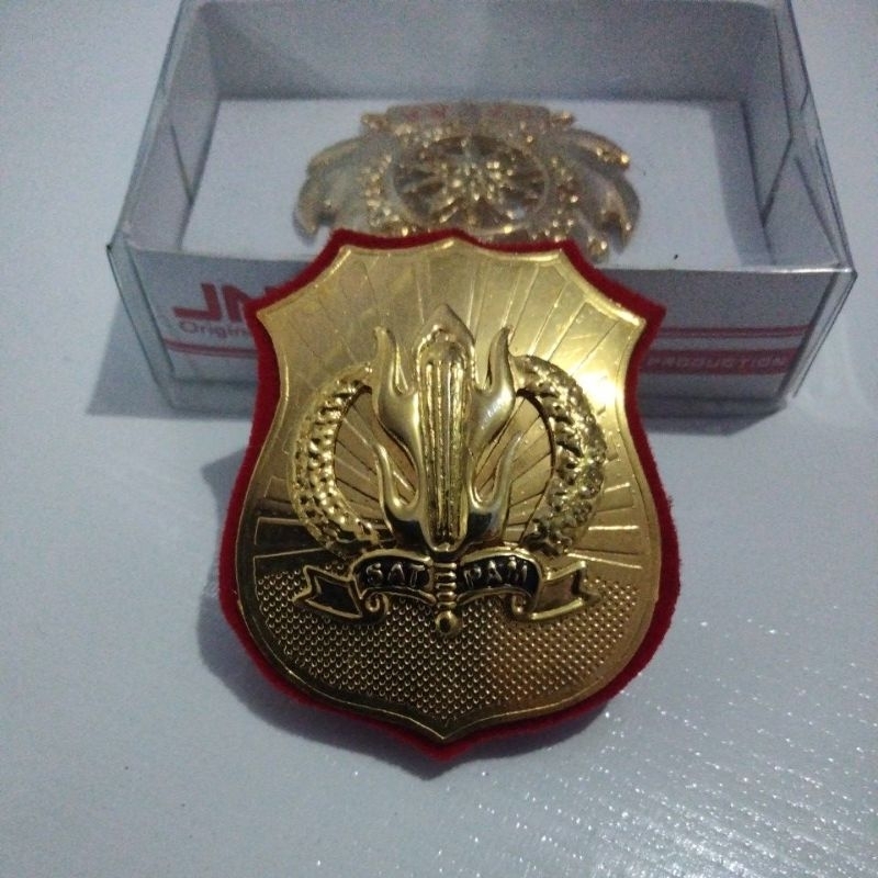 Lencana Kewenangan Satpam / Kewenangan satpam / Pin satpam besar