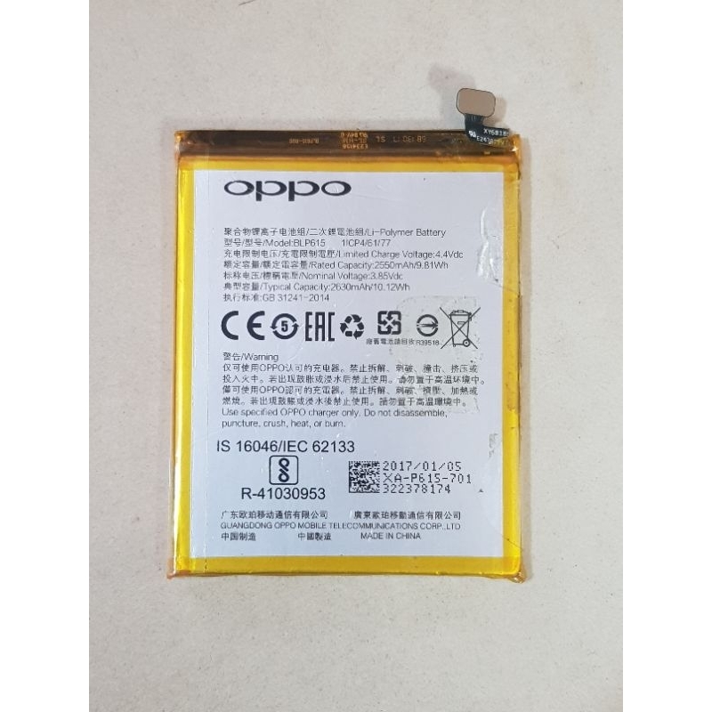 Batere baterai Oppo A37 A37F original