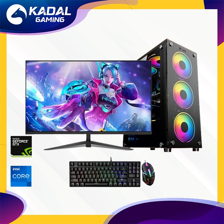 PC GAMING INTEL CORE I3 10100F GTX 750 4GB STREAMING EDITING FULLSET