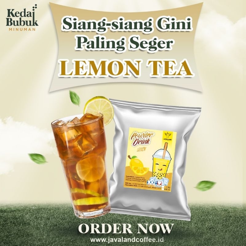 

Lemon Tea bubuk javaland