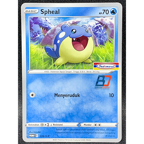 Kartu Pokemon Spheal Indomaret TCG Indonesia