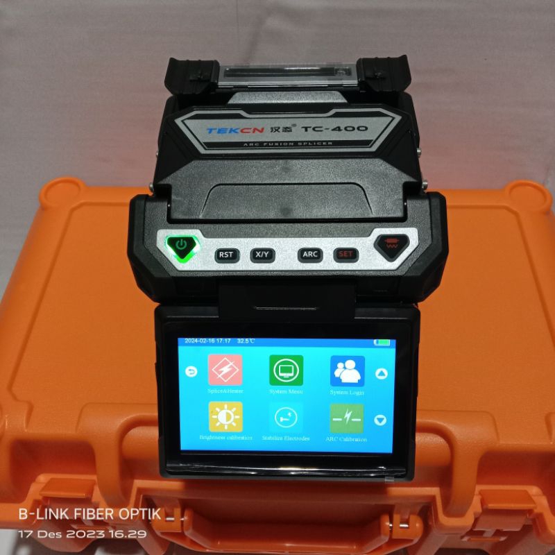 splicer tekcn tc400 / splicing / fusion splicer fiber optik