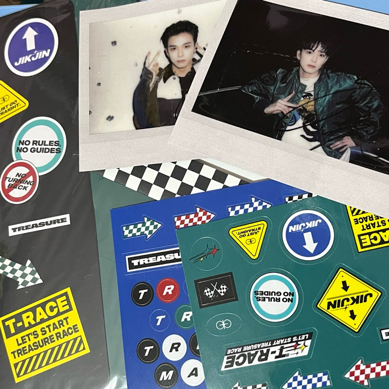 md trace treasure 1st concert [photostrip, polaroid & stickers set - asahi]