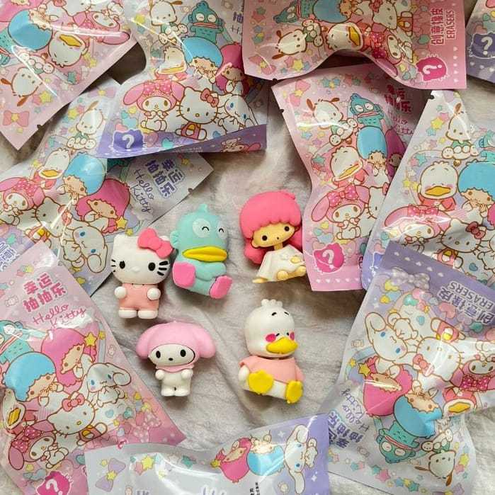 

Kamikadomu - Mystery Bag Eraser Sanrio Cute Blind Bag Penghapus Twingkle