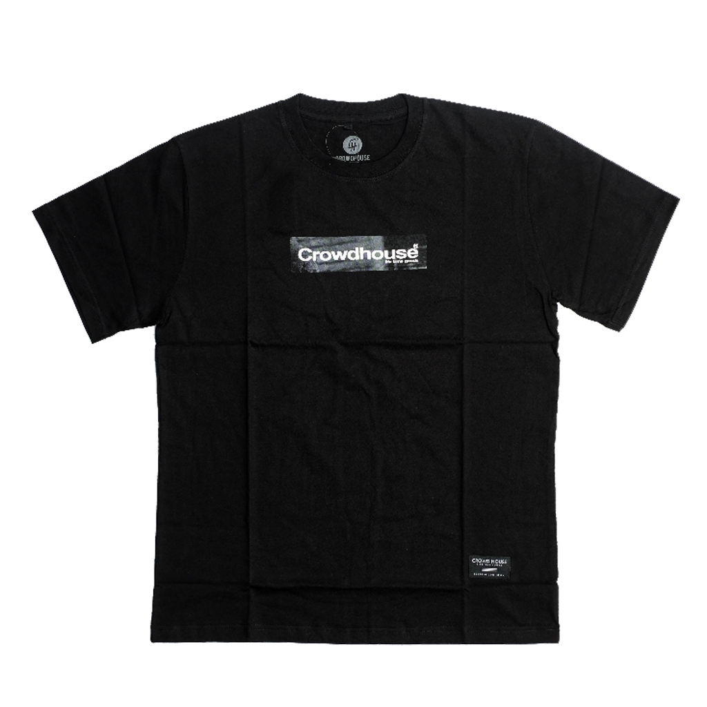 CROWDHOUSE REGULAR TSHIRT BLACK - GRUNGE