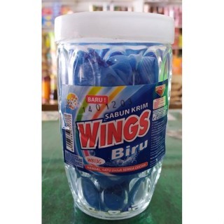 SABUN KRIM WINGS BIRU GELAS WB13G