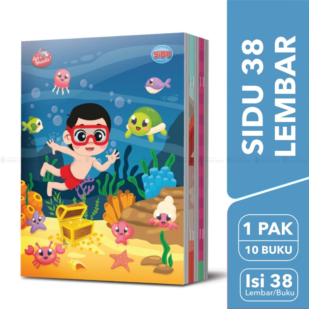 

RJ DEPT - Buku Tulis Sidu 38 Lembar Buku Sekolah Buku Tulis Anak