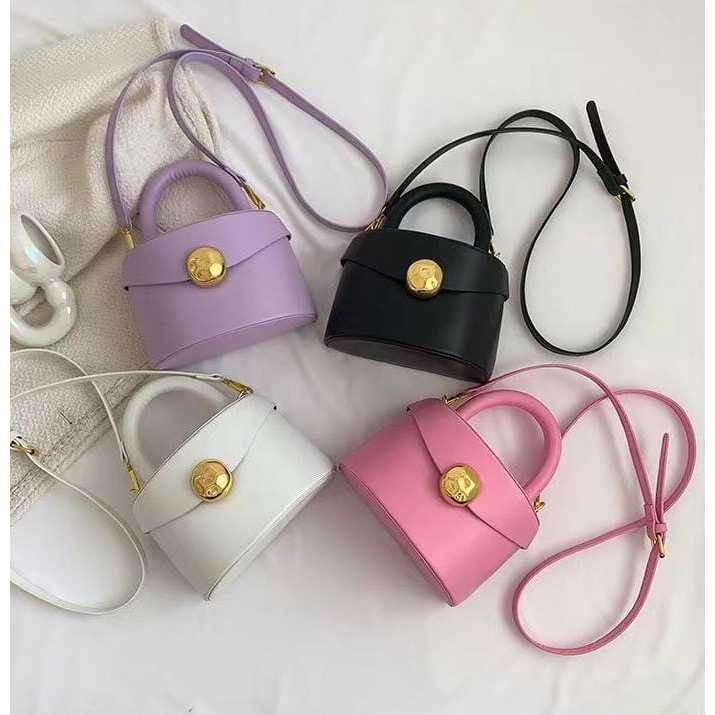 2206 Tas Selempang Mini Colour Wanita Import Slingbag Polos Model Tabung Model Terbaru