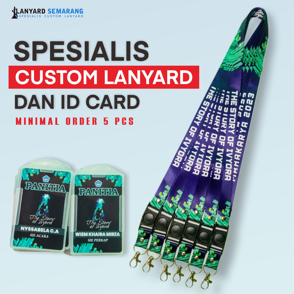 

Paket Lanyard dan Id card CUSTOM