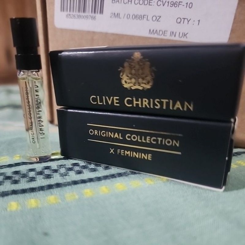 Perfume Vial Clive Christian Original Collection X Feminine 2ml