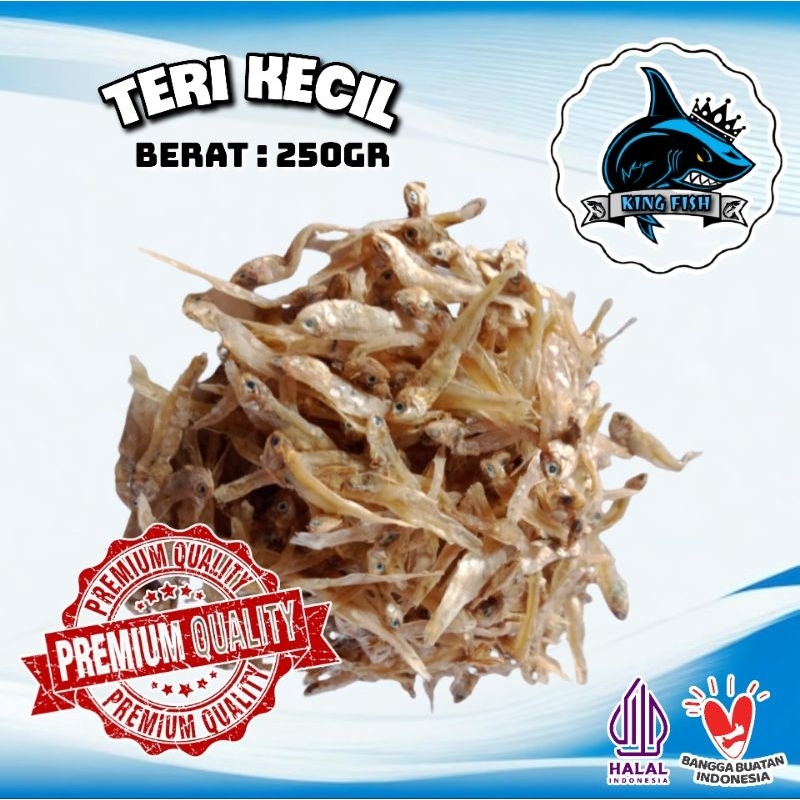 

250GR IKAN TERI KECIL KERING MURAH BERKUALITAS