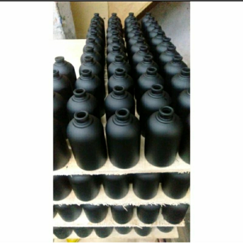 BOTOL LELABO 50 ML HITAM DOFF | PERLUSIN semi press