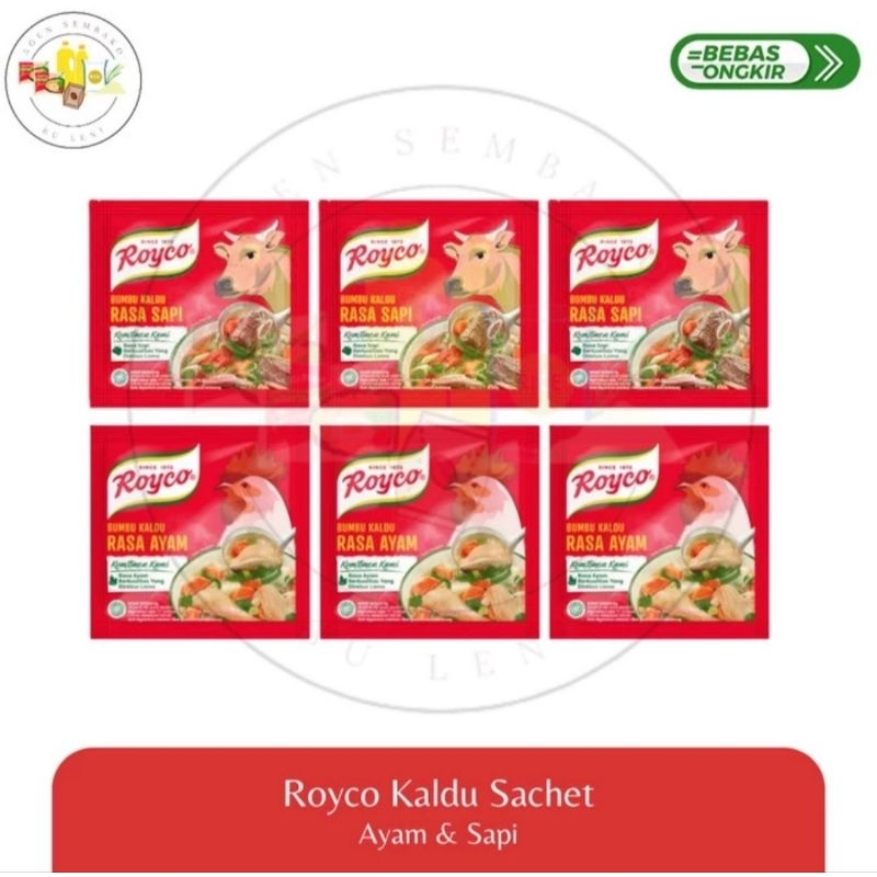 

Royco Rasa Ayam dan Sapi 8gr Per Sachet