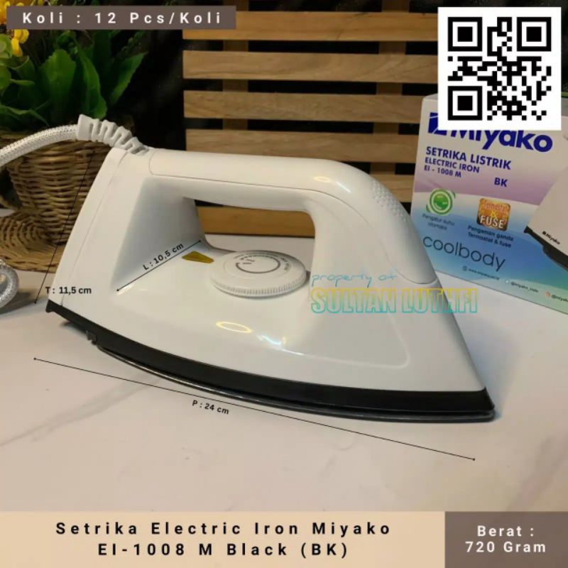 setrika listrik miyako