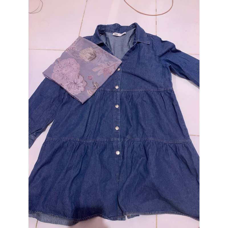 TUNIK ZARA ORIGINAL STORE BEST SELLER PAKAIAN ZARA WANITA