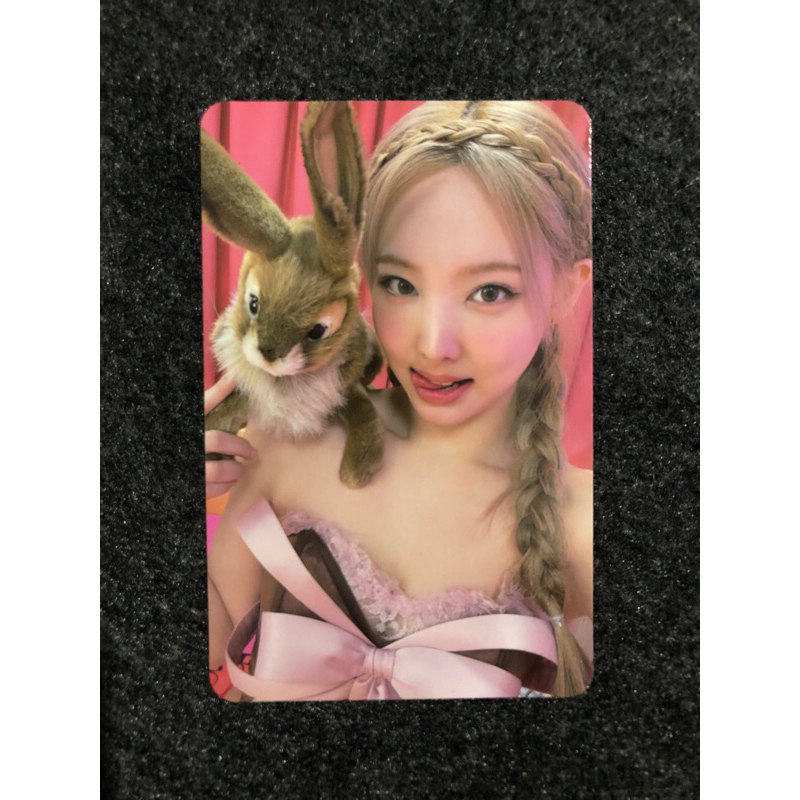 official photocard twice between 1&2 nayeon bunny