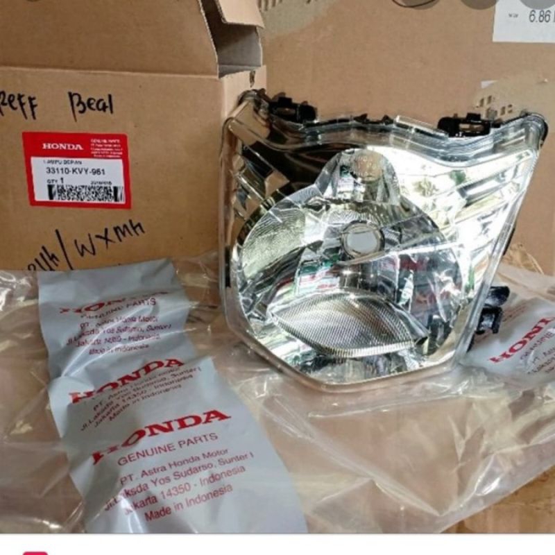 reflektor lampu beat karbu, mika lampu beat, reflektor beat karbu 2012