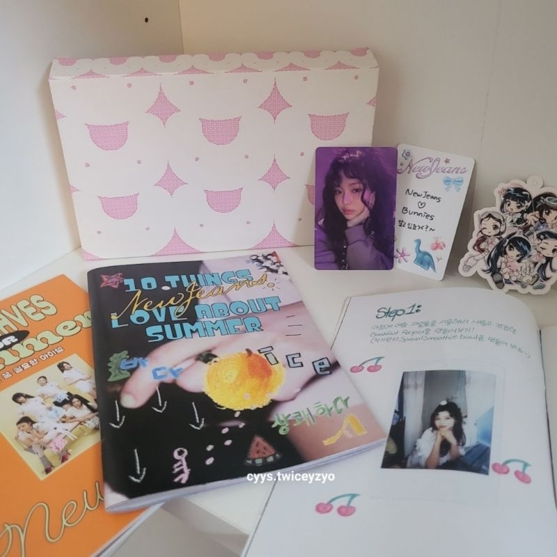 NEW JEANS GET UP BEACH BUNNY BAG ALBUM OFFICIAL: PHOTOBOOK + 1 PHOTOCARD HYEIN + BOOKMARK + BOX NEWJ