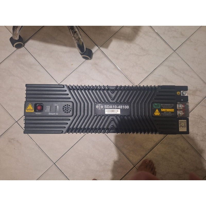 battery lifepo4 bekas like new 48v 100ah thn 2024