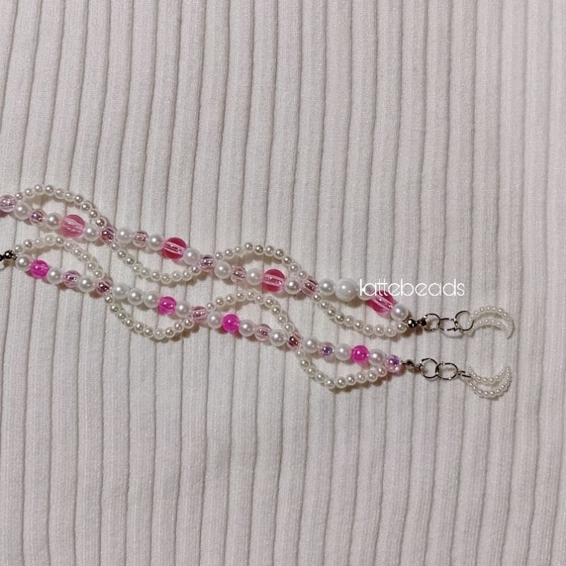 Gelang manik manik pink coquette/ Beads/ Pink/ Aesthetic