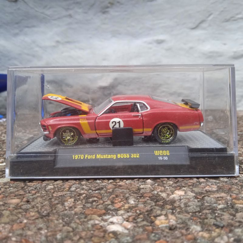 M2 machines loose 1970 Ford Mustang Boss 302 Machine M2machine merah