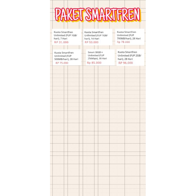 PAKET DATA SMARTFREN
