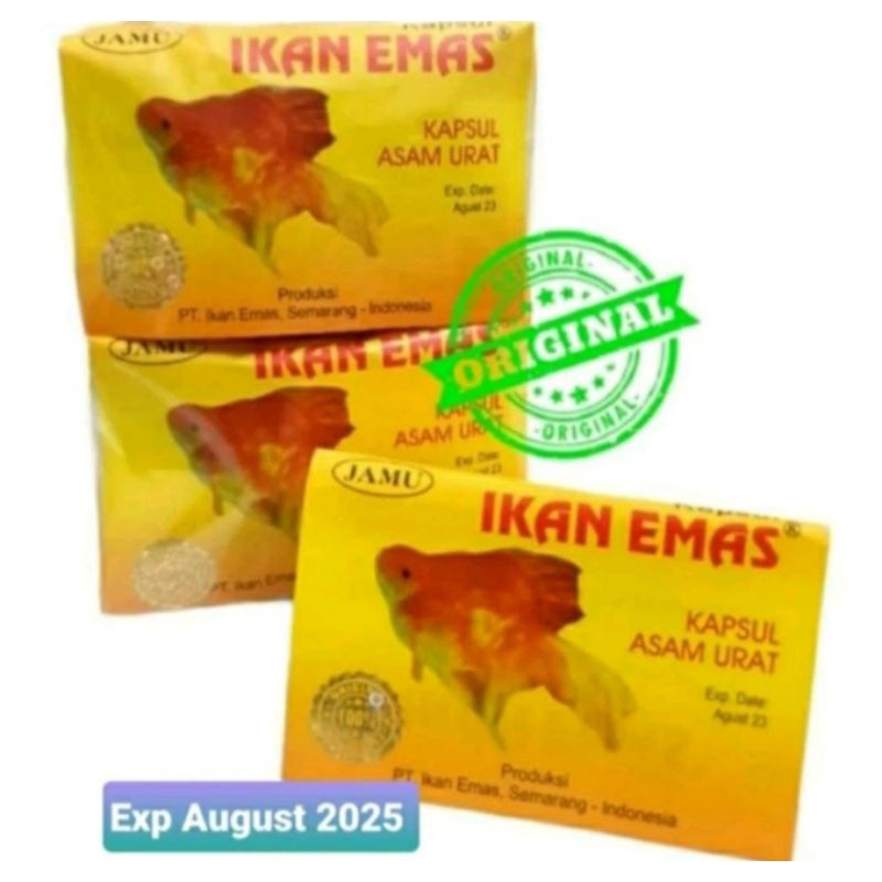 

Jamu Asam Urat Cap Ikan Emas Original