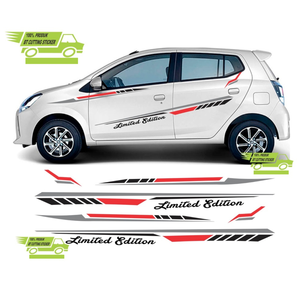 sticker mobil agya / sticker mobil ayla / sticker list agya / striping mobil agya striping mobil